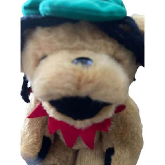 Steven Smith Red Collar Grateful Dead Jointed Rasta Bear Stuffed Plush 12" - Picture 7 of 9